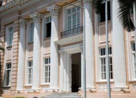 Imagem mostra fachada do Conservatório UFMG